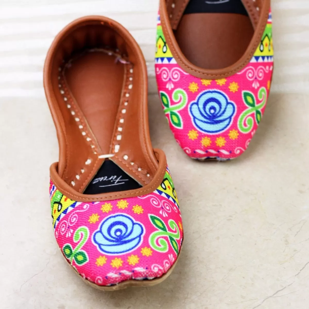 Firuz Shoes Pakistani Truck Art Khussa FIR06