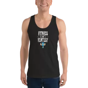 Fitness is not a Fantasy - 8-bit - Tank Top