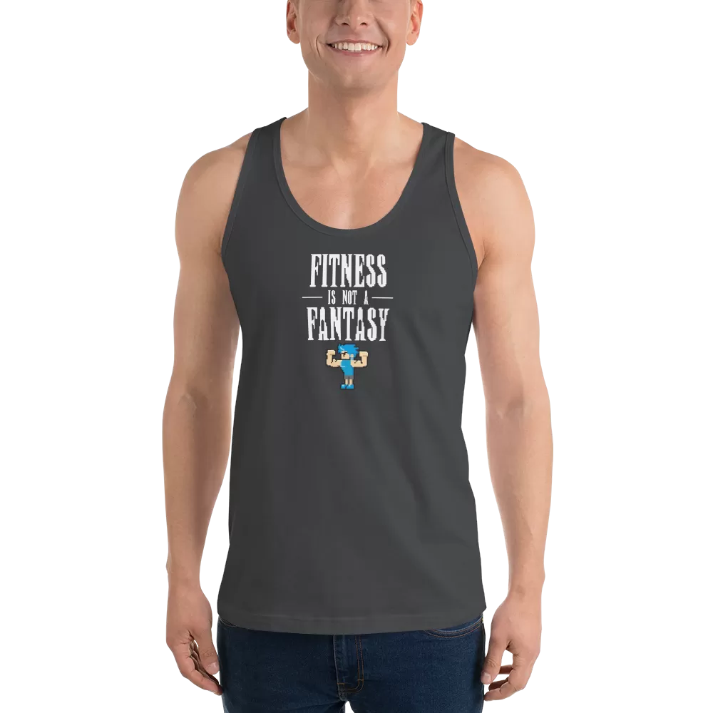 Fitness is not a Fantasy - 8-bit - Tank Top