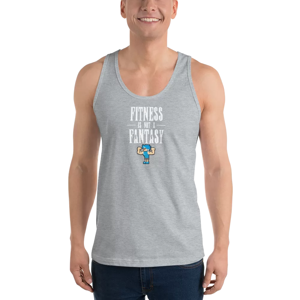 Fitness is not a Fantasy - 8-bit - Tank Top