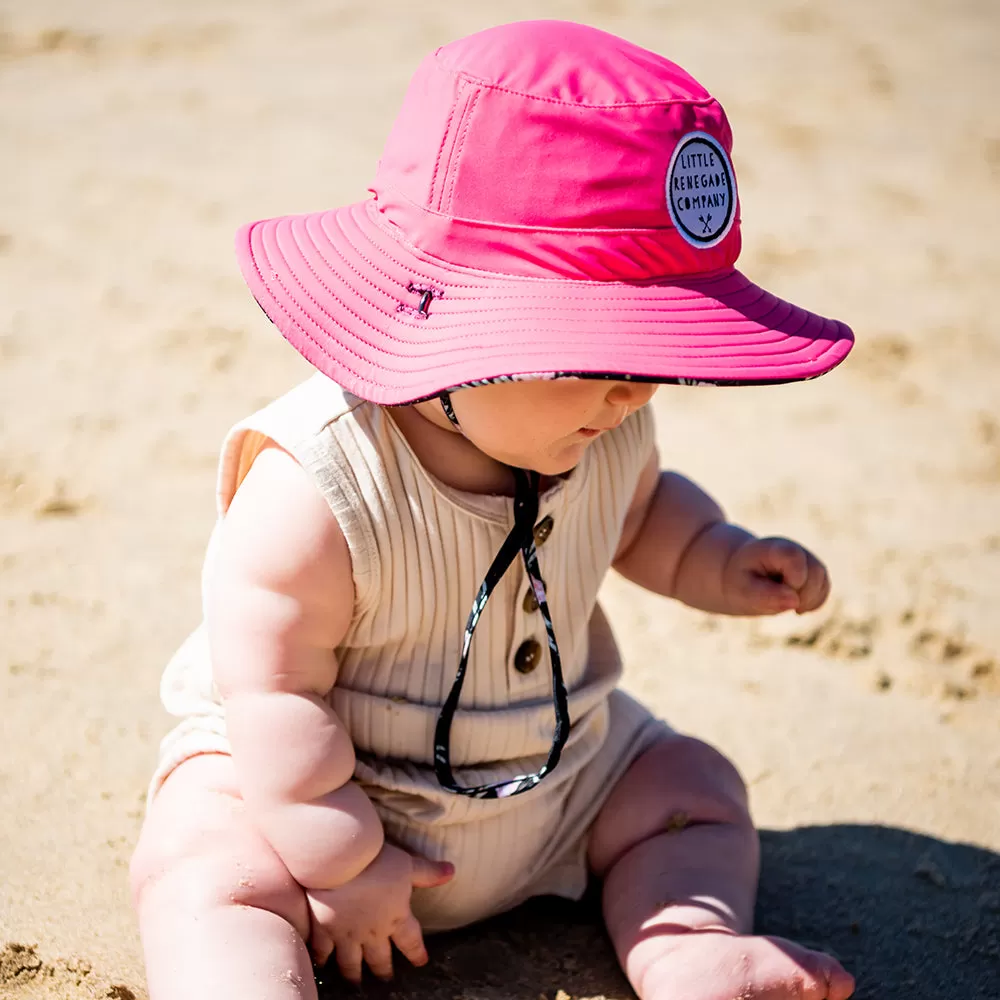 FLORAL VALENTINE SWIM HAT - 3 Sizes