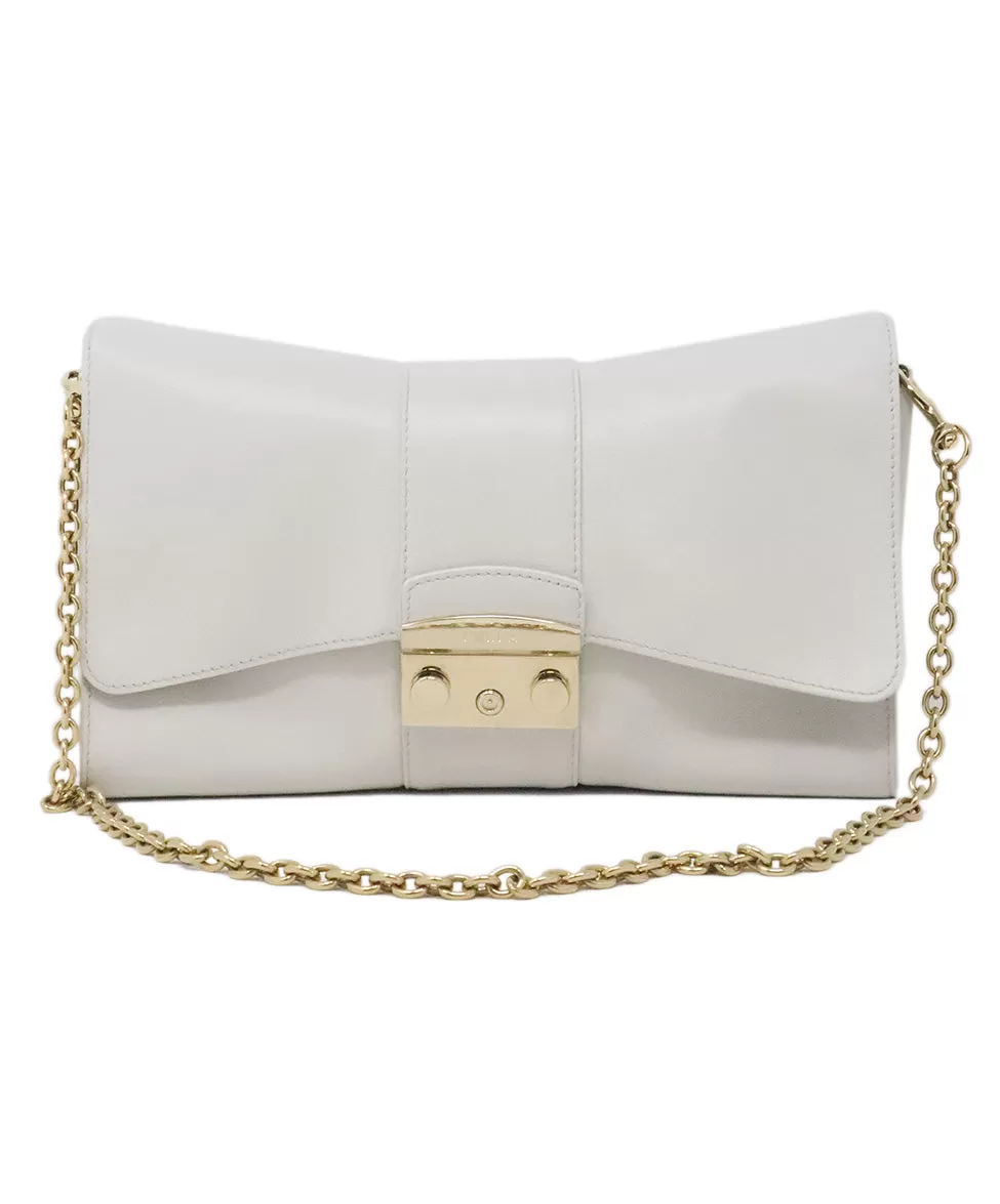 Furla Bone White Metropolis Remix Shoulder Bag