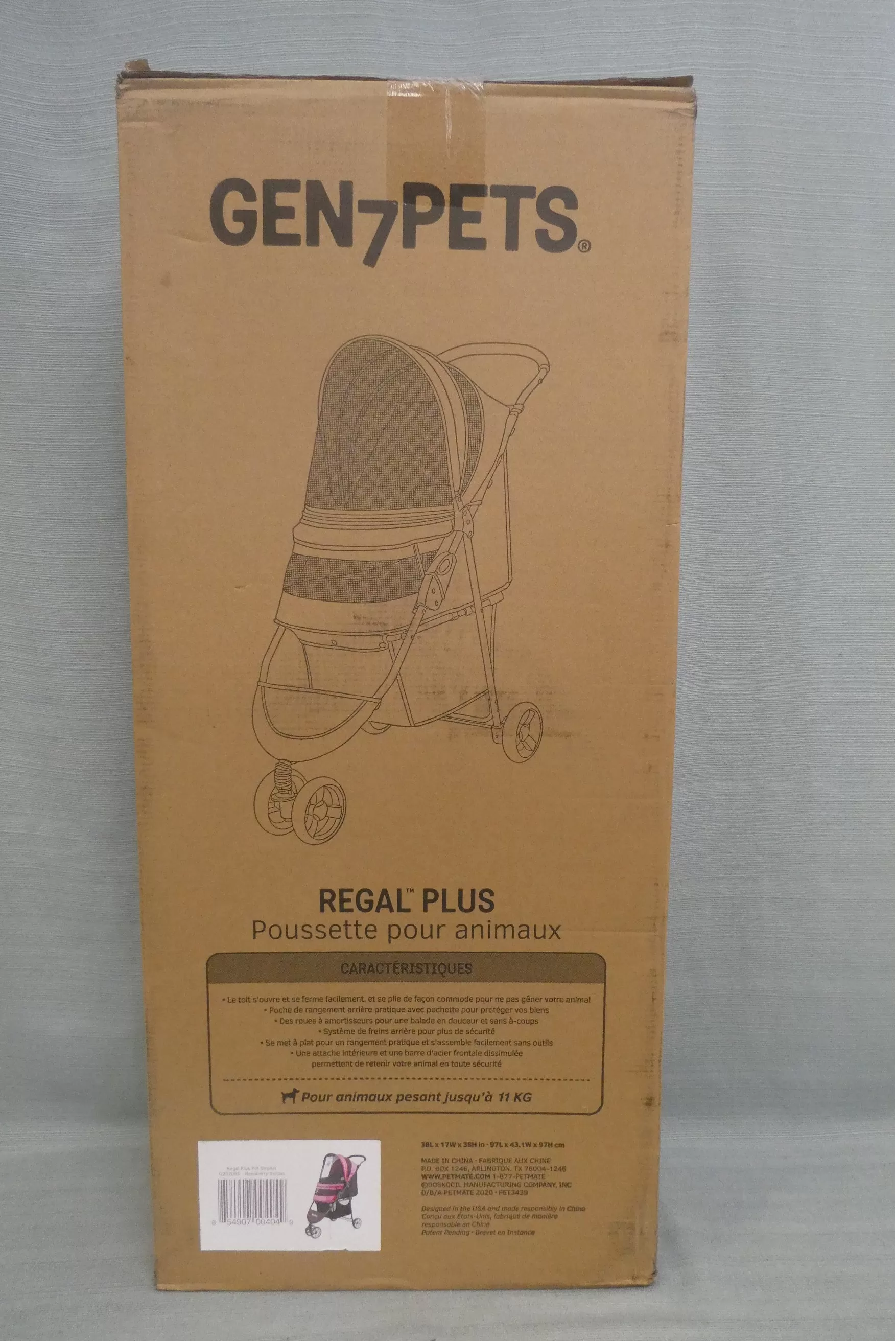 Gen7Pets Regal Plus Pet Stroller - Raspberry Sorbet - Brand New!