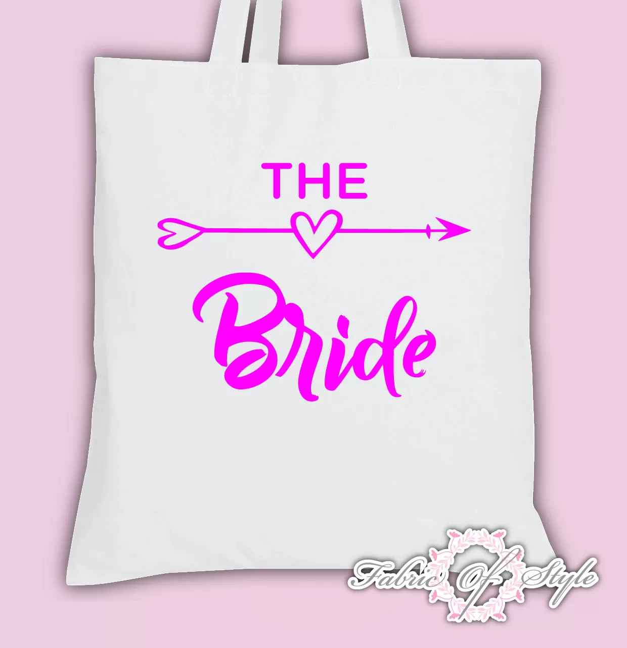 Hen Do Party Bride Tribe  Ladies Tote Bags Pink Lettering