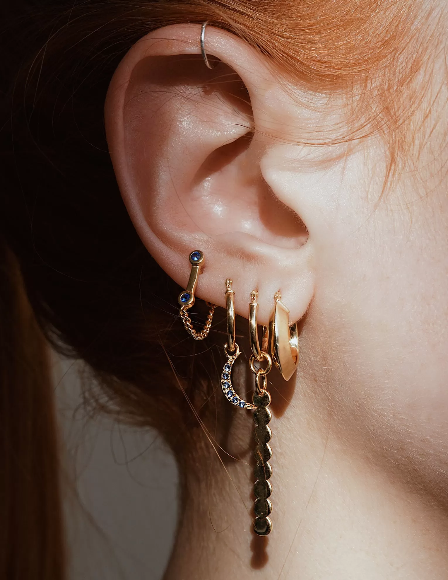 Joan Earring <br>Gold Vermeil