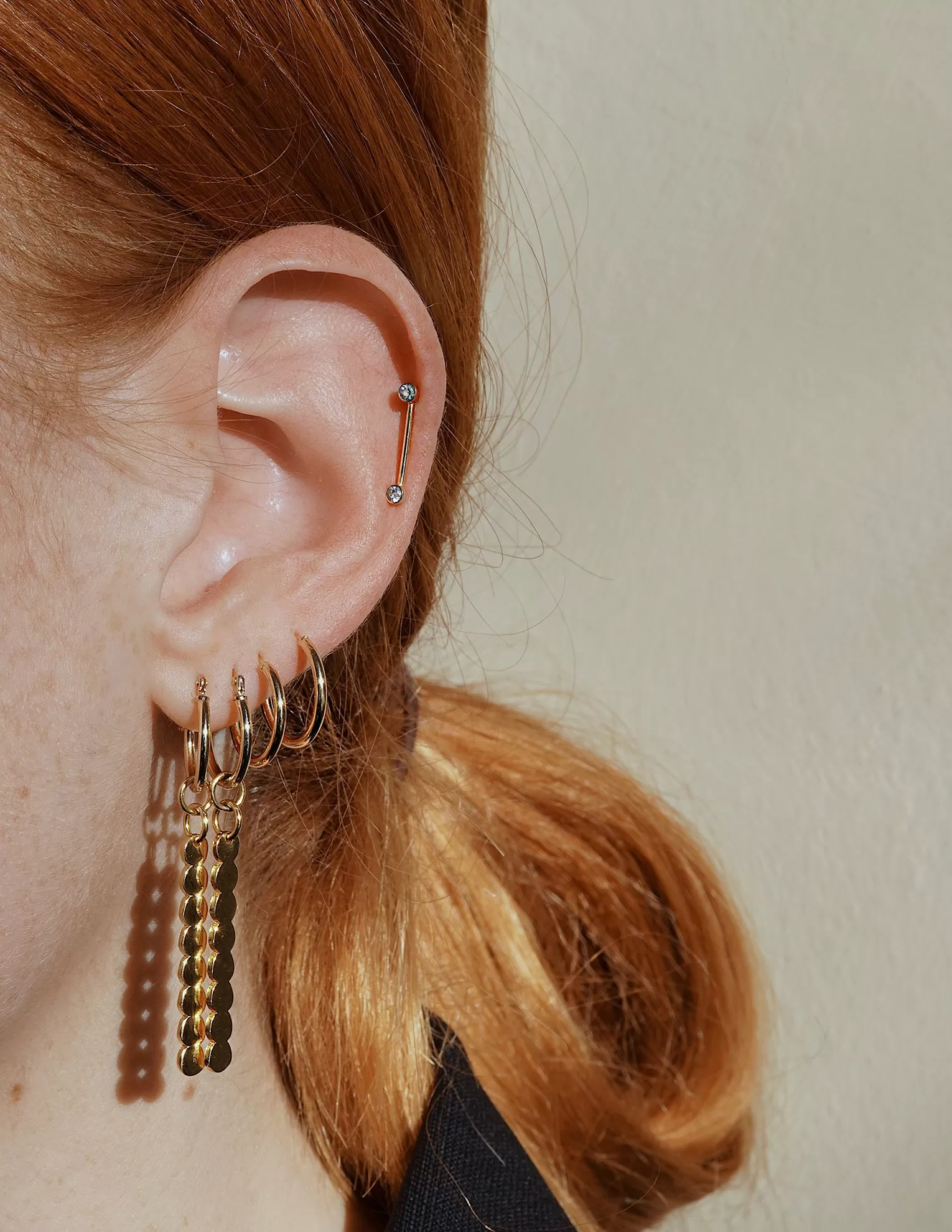 Joan Earring <br>Gold Vermeil