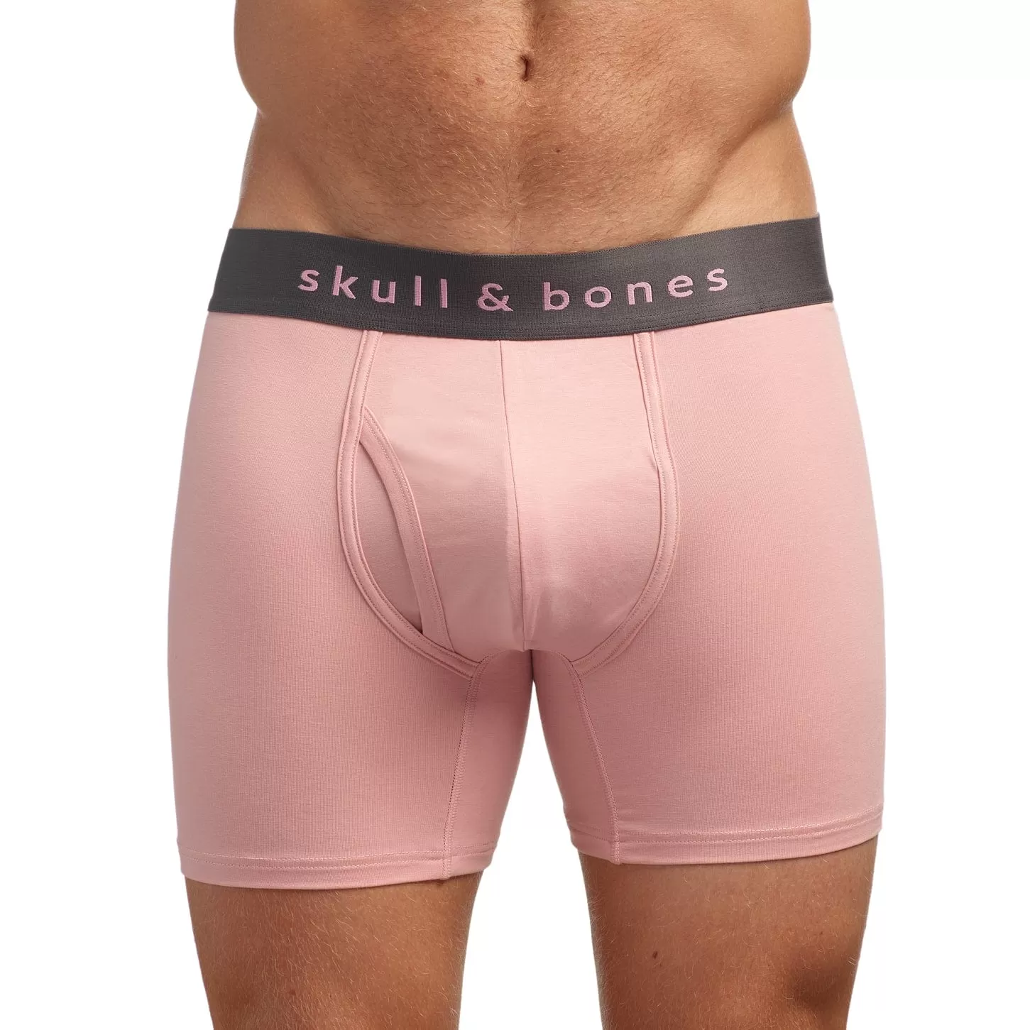 Just the Bones Boxer Brief Pink