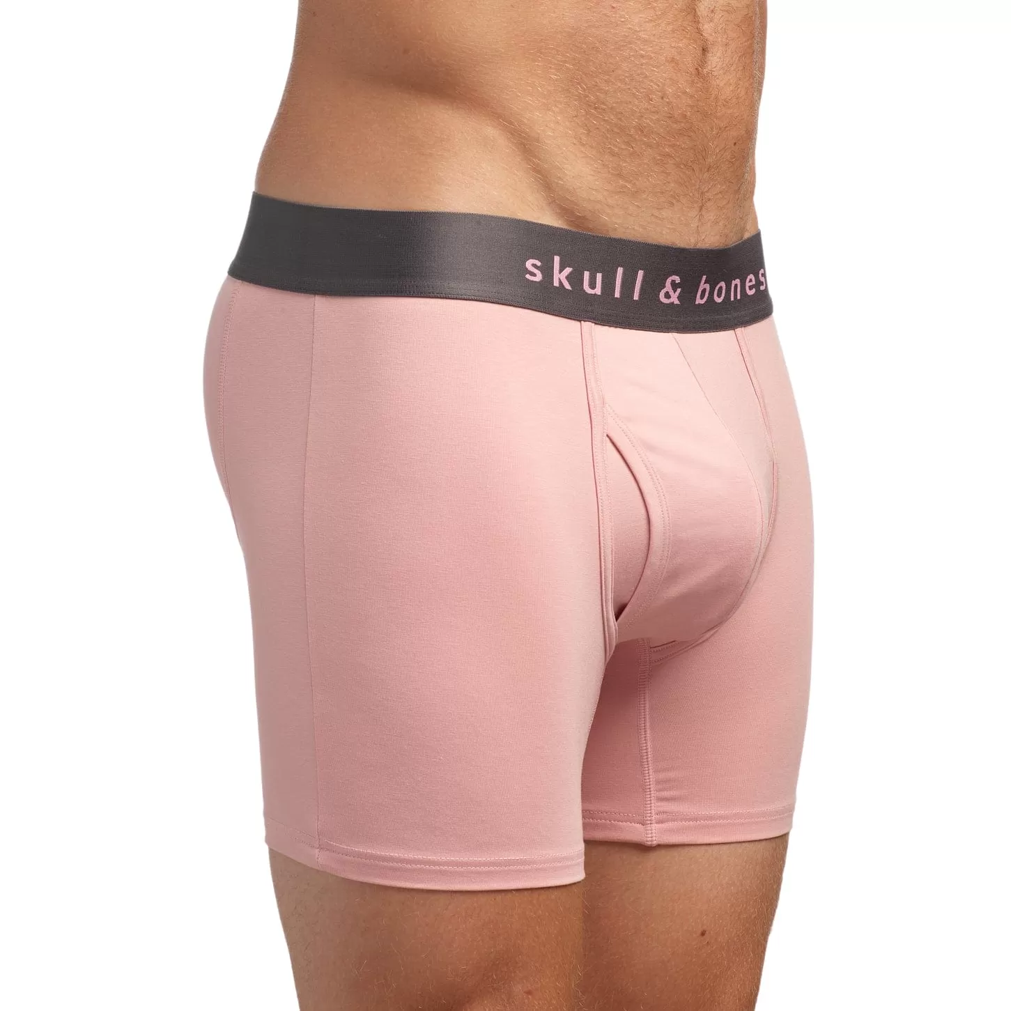 Just the Bones Boxer Brief Pink