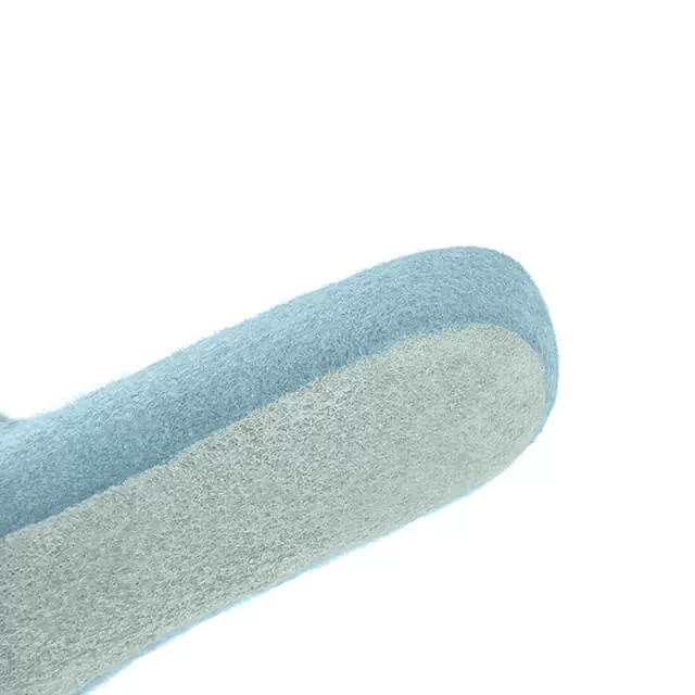 Kanga Slippers - Light Blue