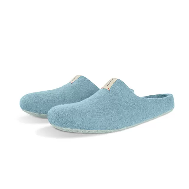 Kanga Slippers - Light Blue