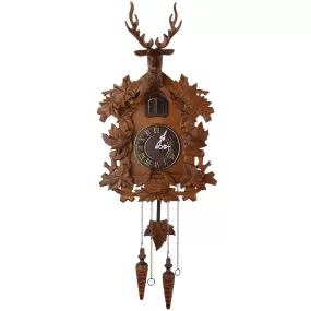 Kendal Large Handcrafted Wood Cuckoo Clock MX015-2