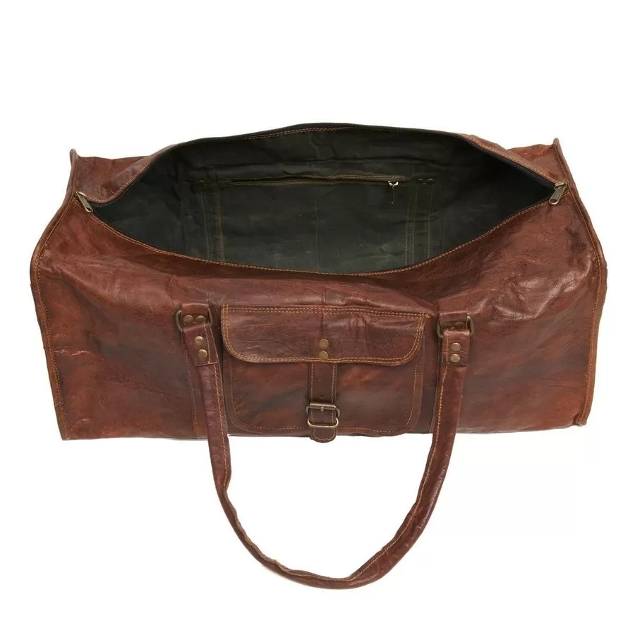 Leather Duffel Bag Four Sizes