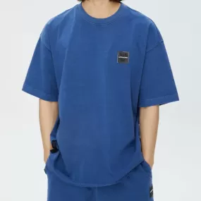 LifeWork Square Logo Patch Tee Blue