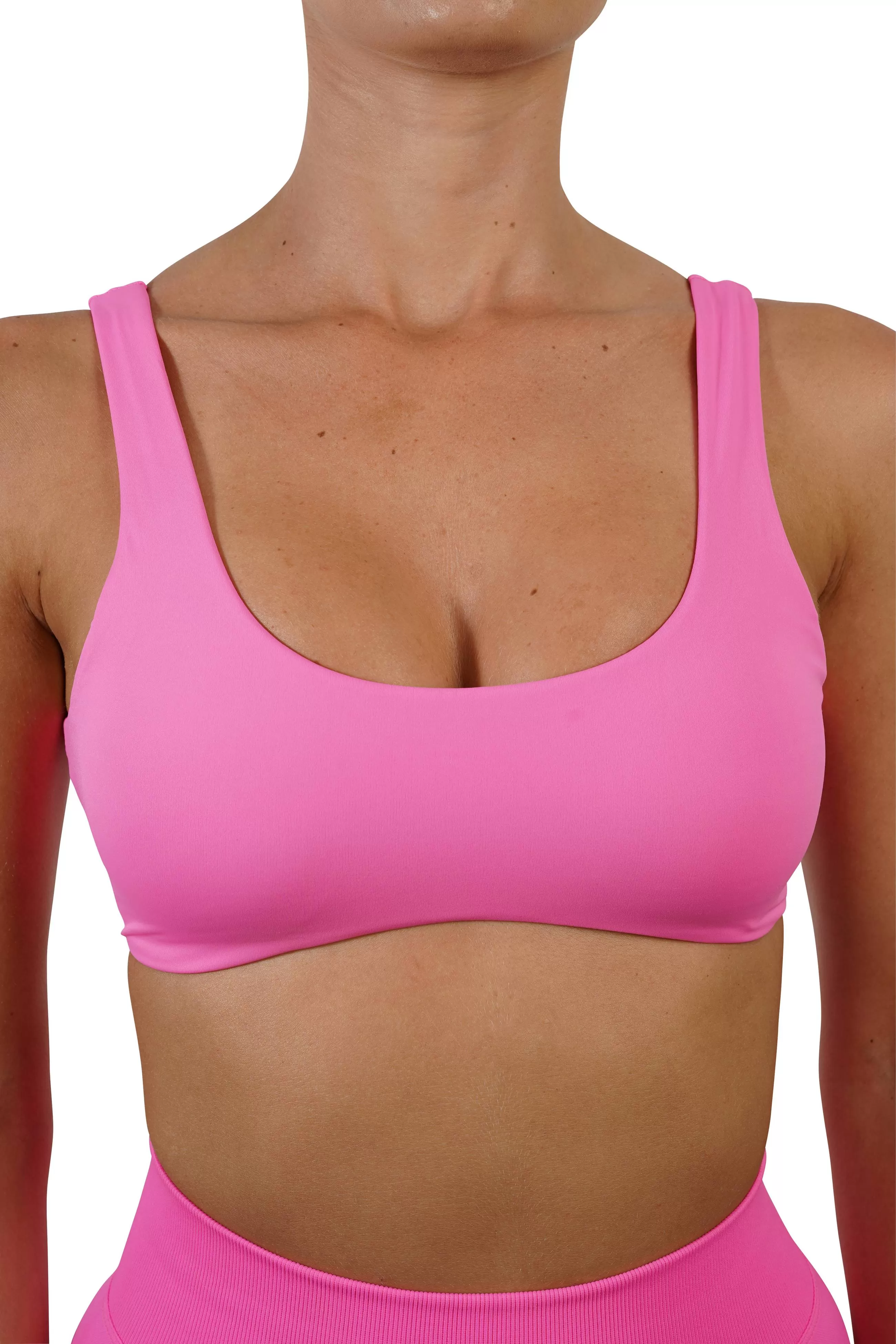 LUXE CROP - NEON PINK