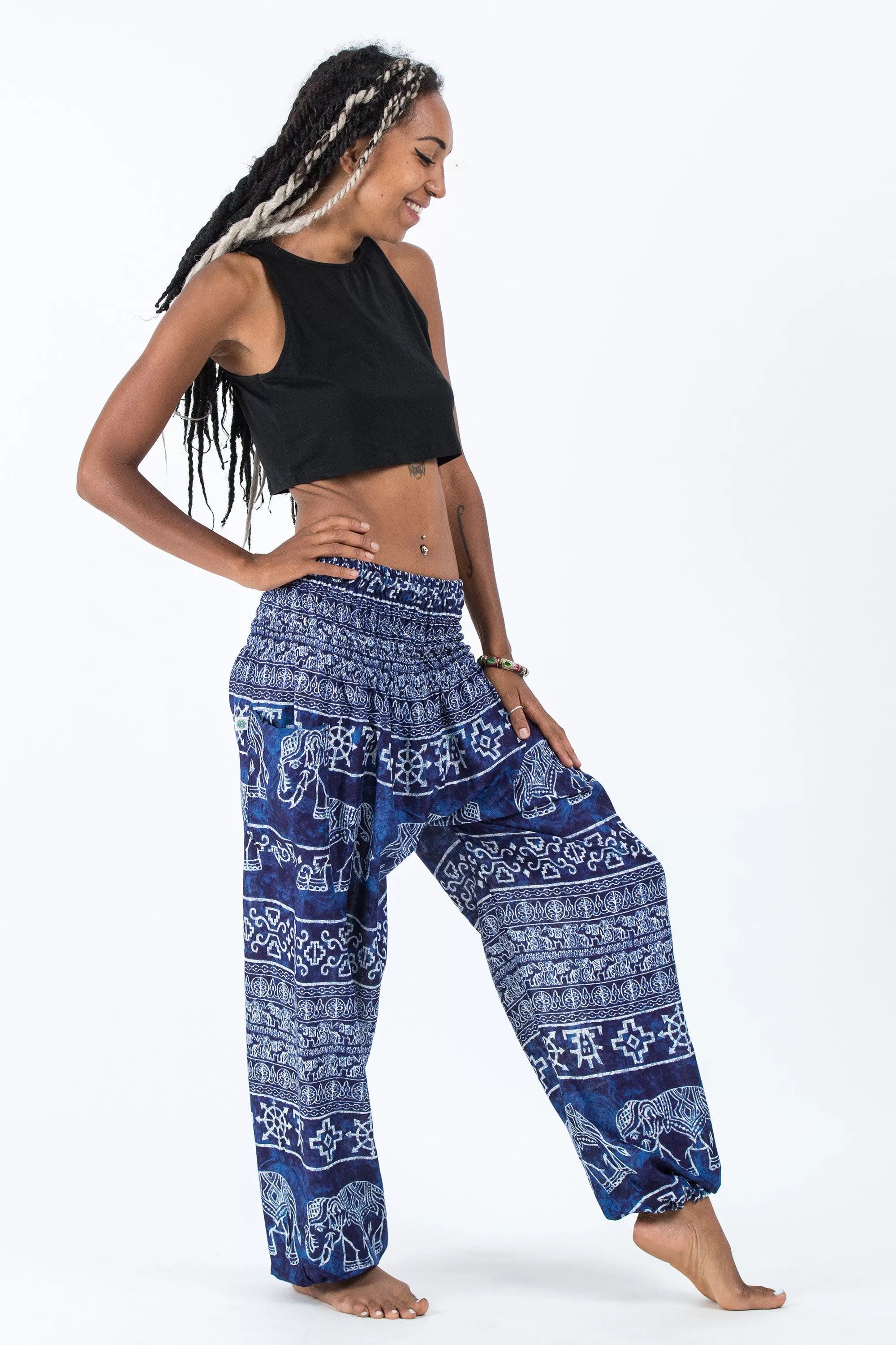 Marble Elephant Women's Elephant Pants in Blue