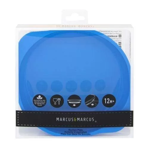 Marcus & Marcus Silicone Suction Plate Blue