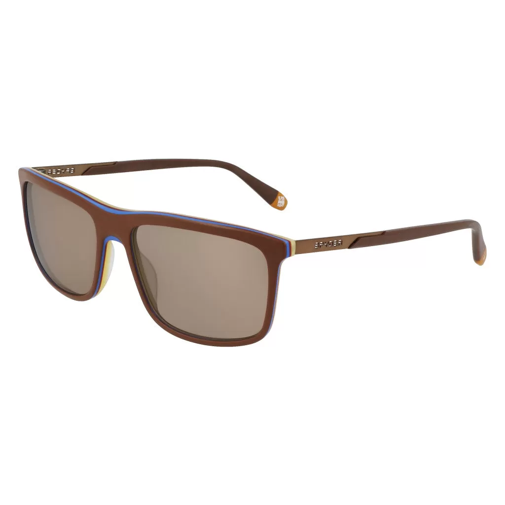 Matte Square Sunglasses - Brown