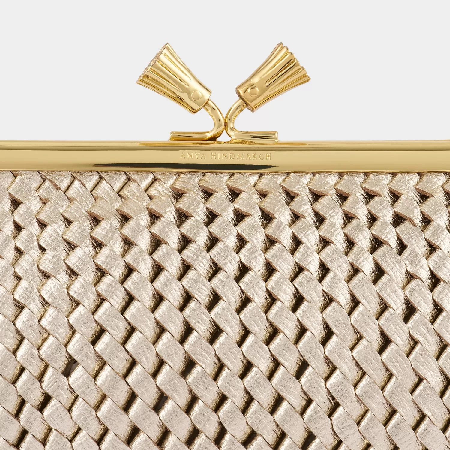 Maud Plaited Tassel Clutch