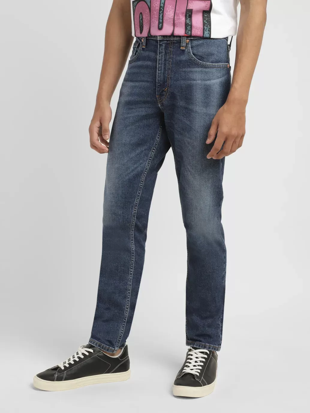 Men's 512 Mid Indigo Slim Tapered Fit Jeans