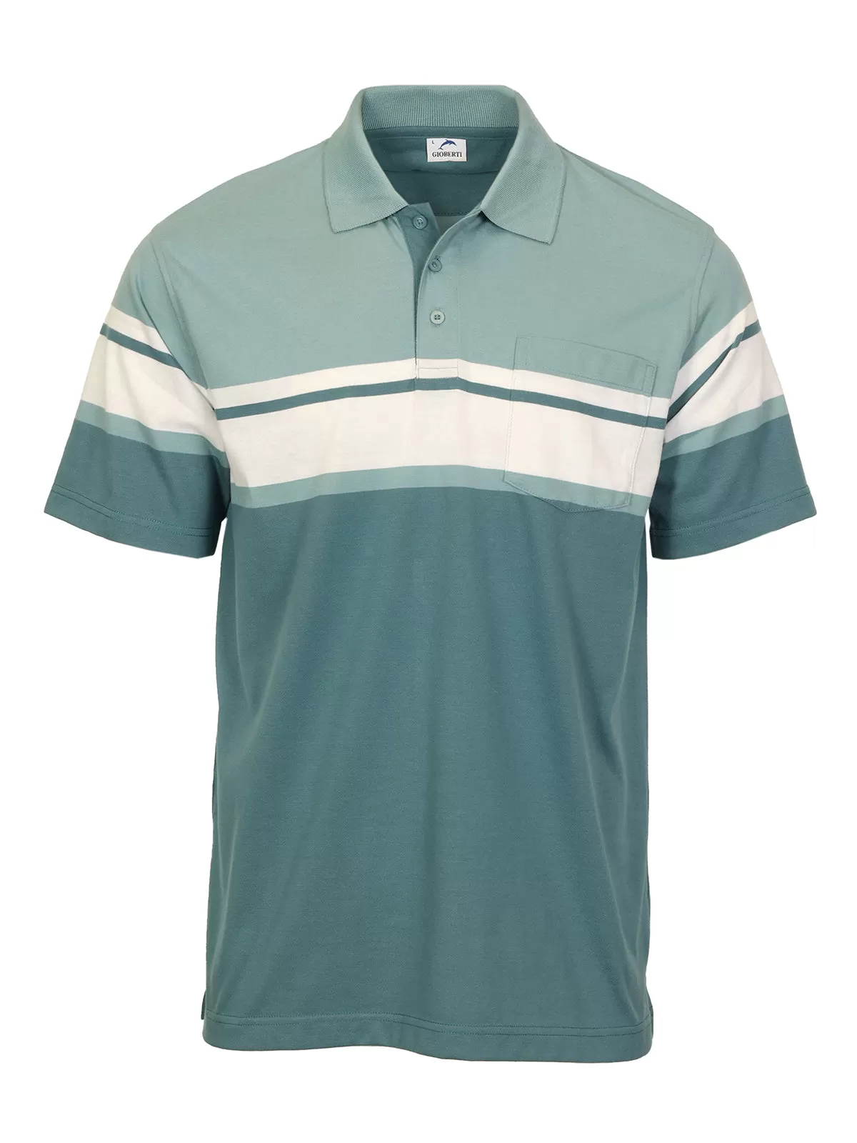 Men's Striped Polo Shirt