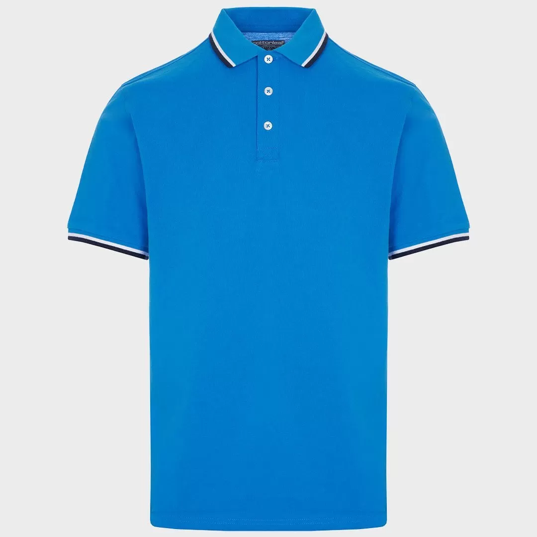 Men`s Tipped Collar Polo