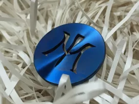 Miura Golf Ball Marker Cobalt Blue