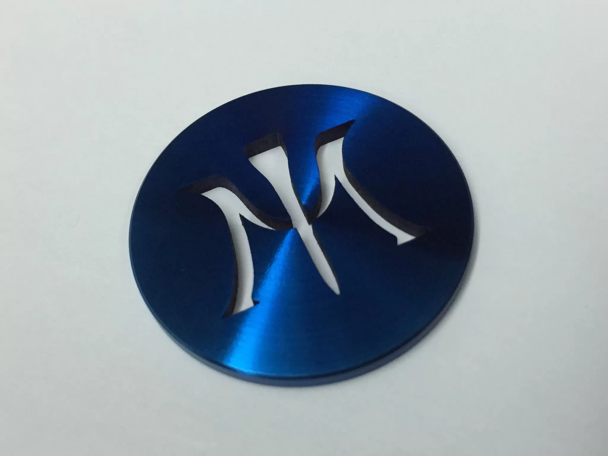 Miura Golf Ball Marker Cobalt Blue