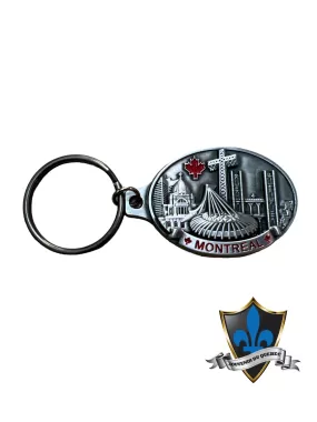 Montreal scene keychain