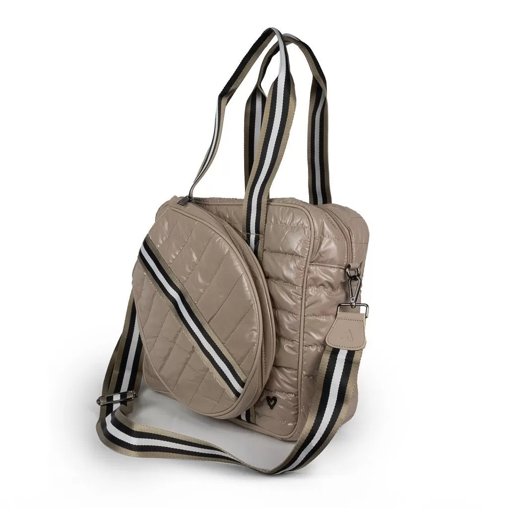 NEW: Tennis Sport Bag - Tan - a preneLOVE exclusive