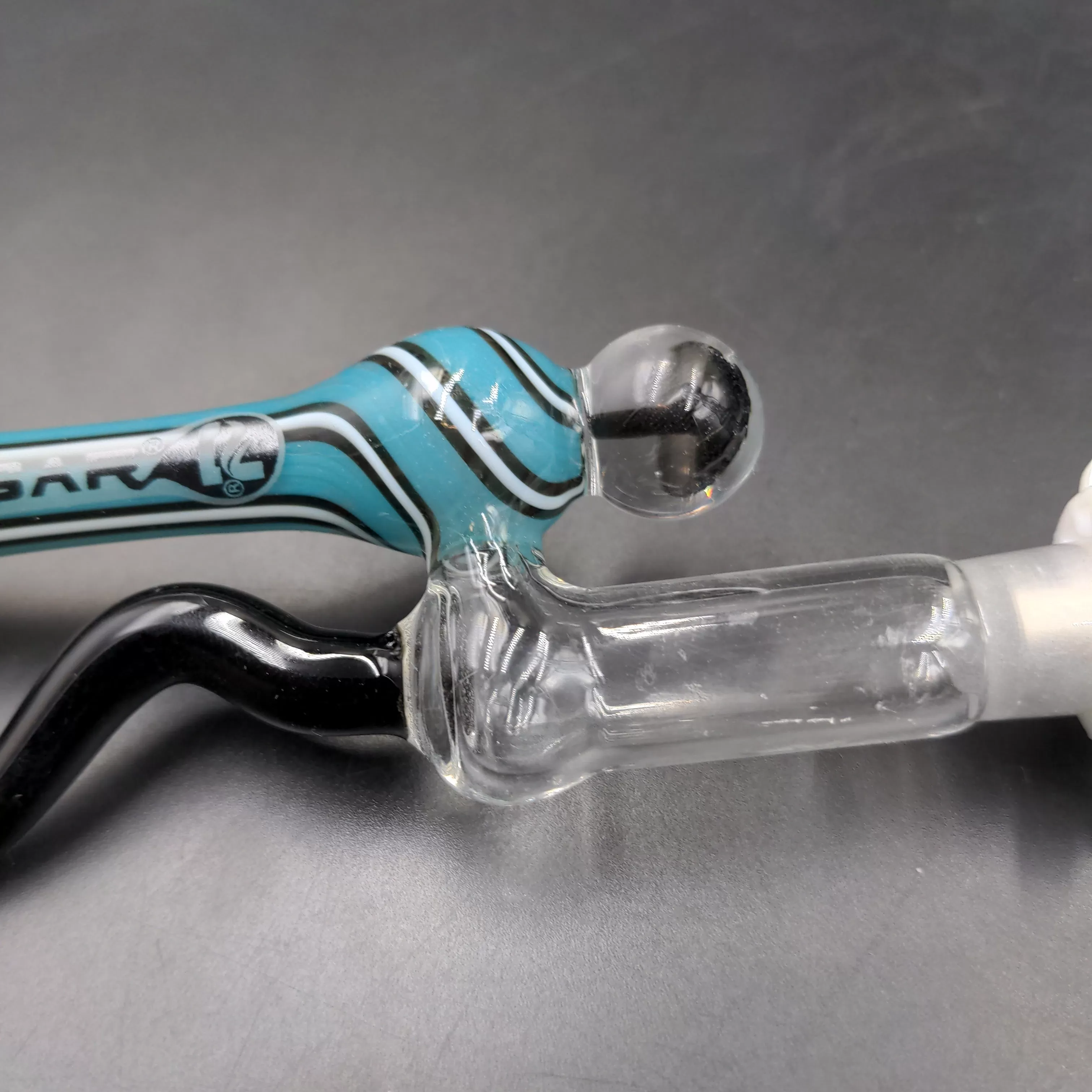 Pulsar High End Horned Glass Dab Straw | 7 | 10mm