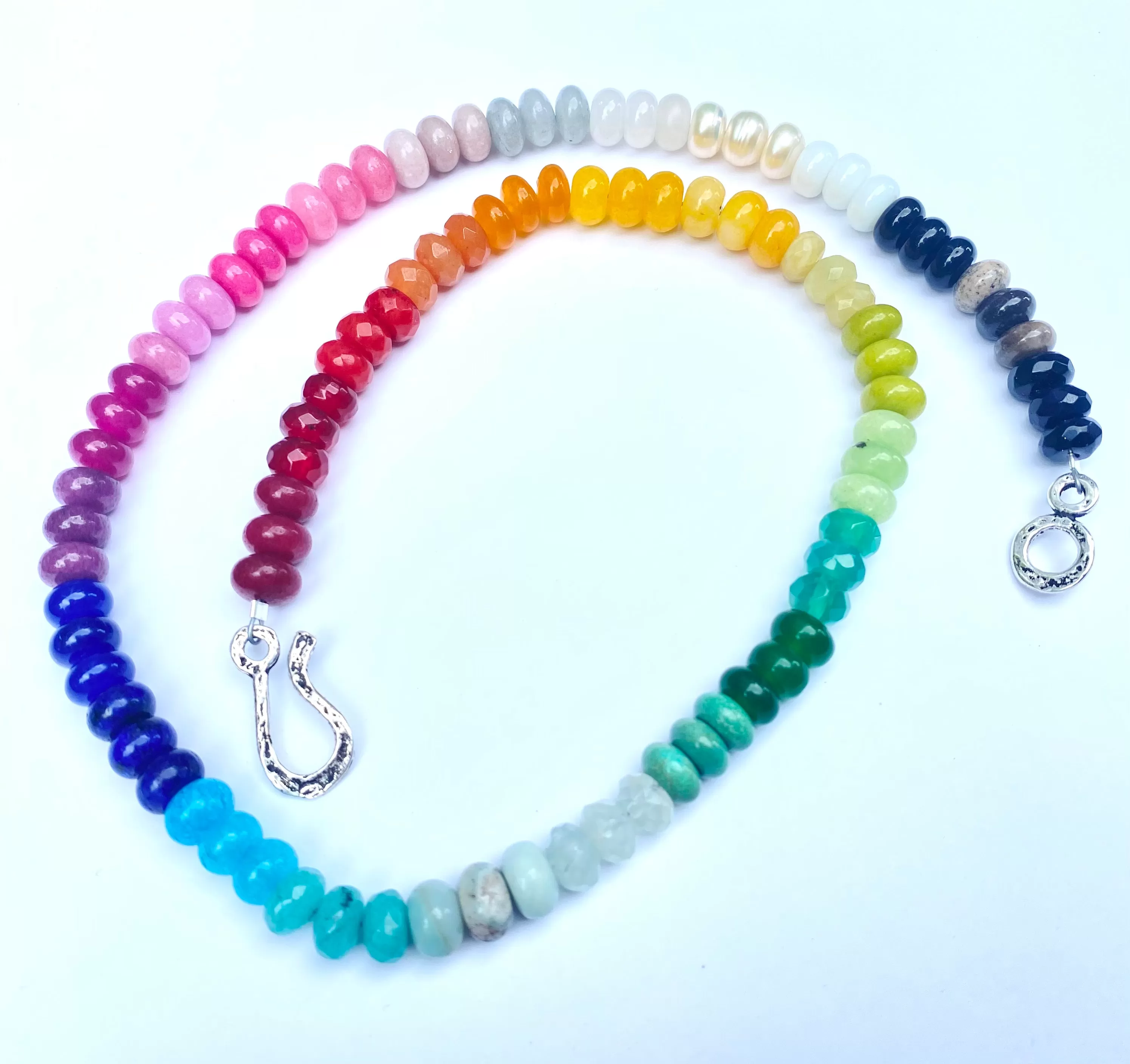 Rainbow Stone Necklace or Kit