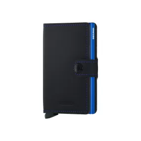 Secrid Mini Wallet Matte Black & Blue