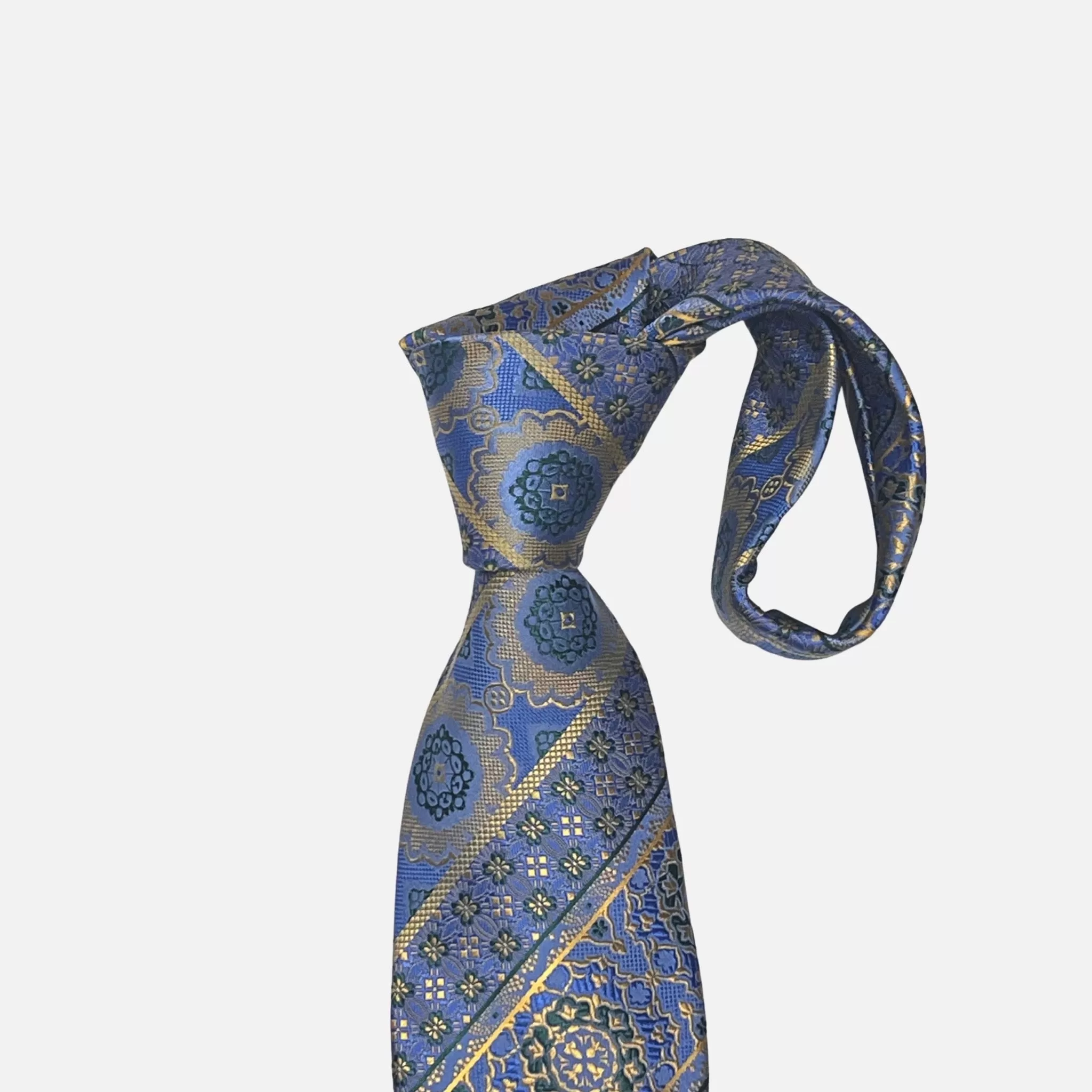 Silk Tie and Hanky | BW2308 Blue