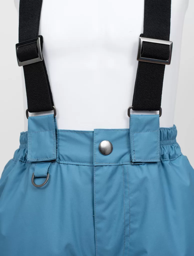 Snowrider Convertible Ski Overalls - Stone Blue