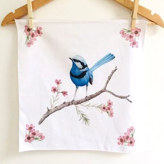 Splendid Blue Wren Handkerchief 3 pack