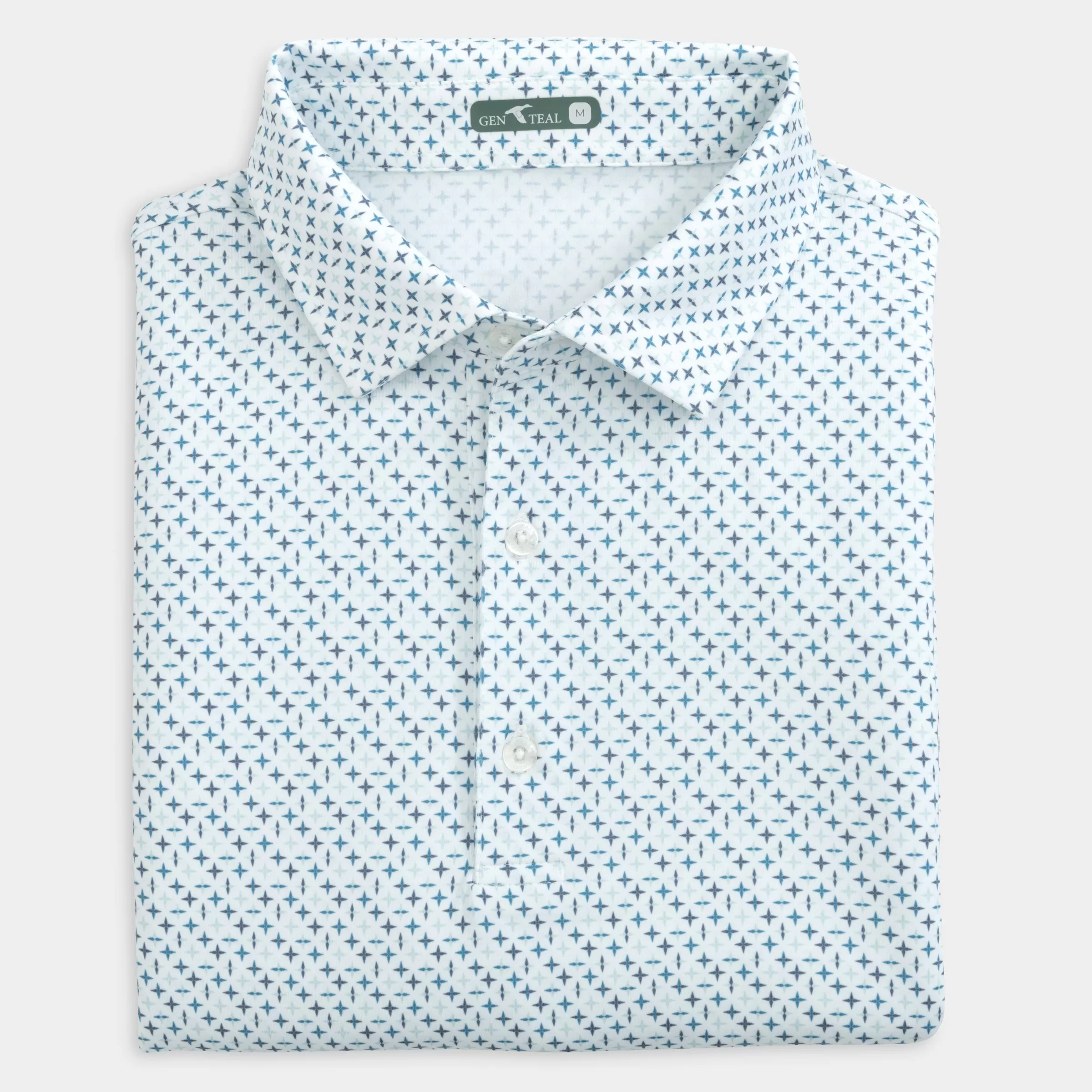 Star Printed Performance Polo