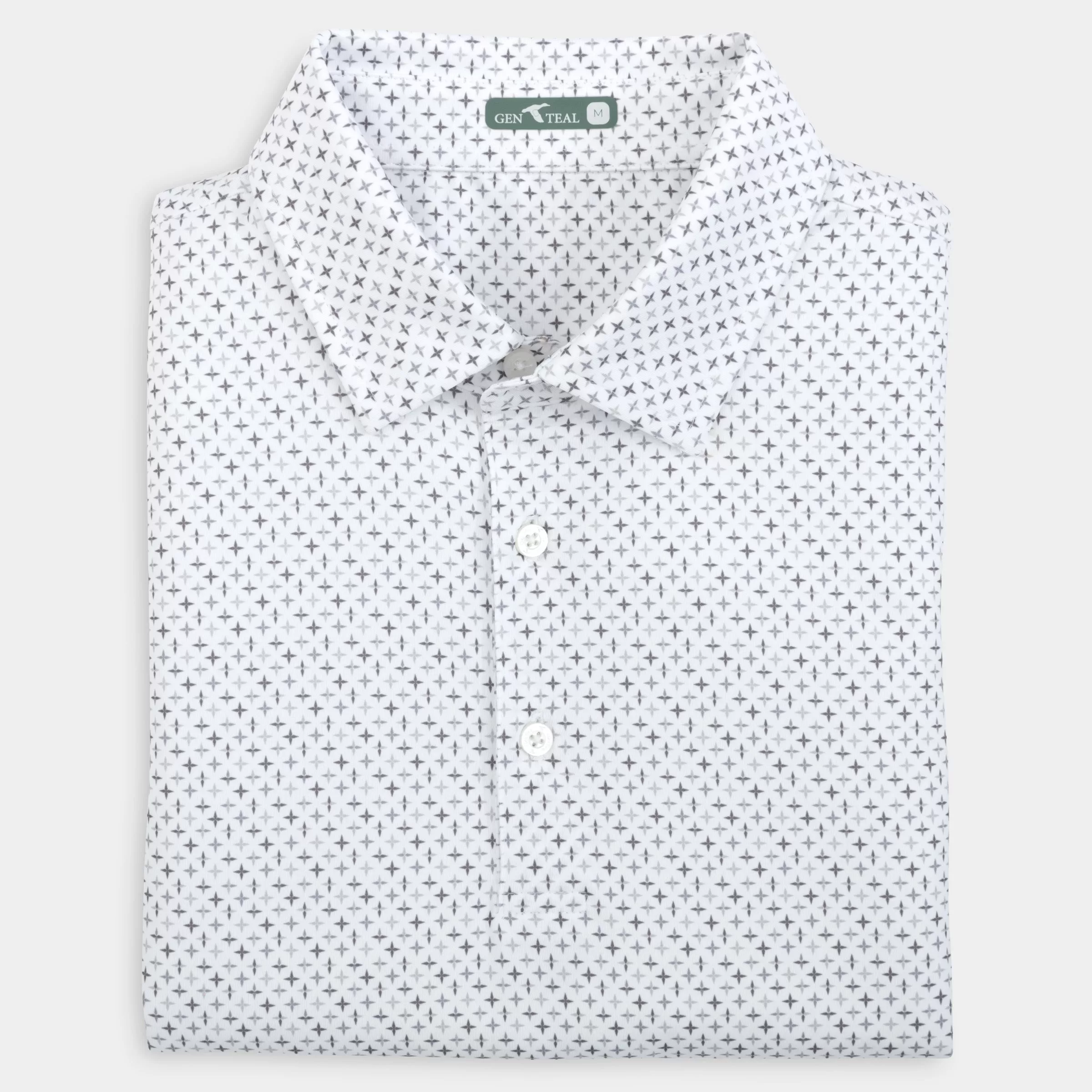 Star Printed Performance Polo