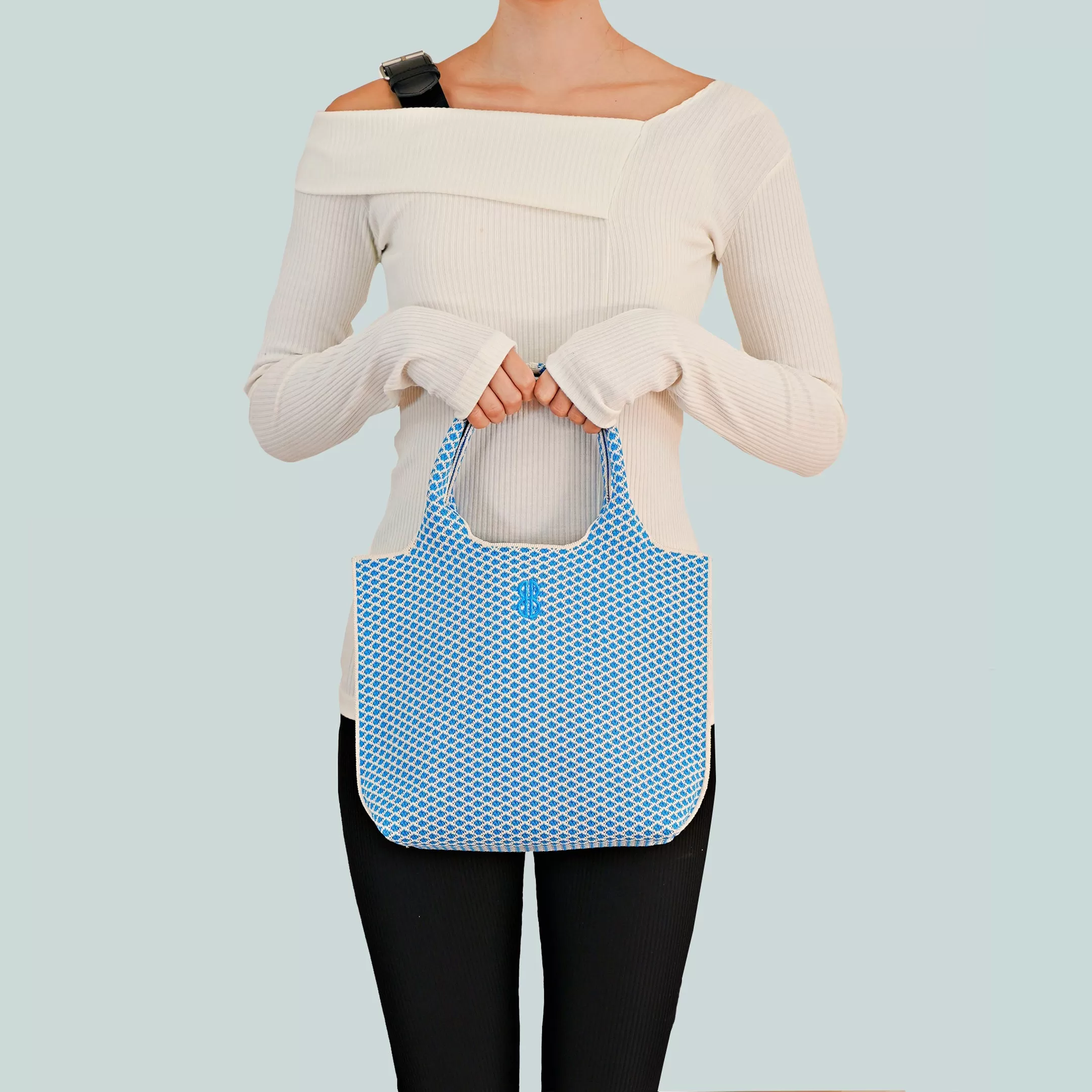 Sutton City Tote - Blue Diamond - Small