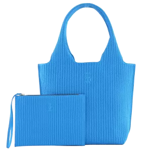 Sutton City Tote - Blue Stripe - Medium