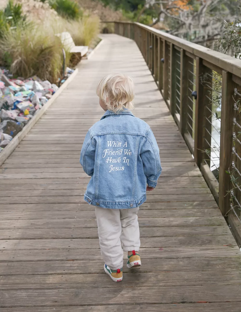 What a Friend in Jesus Kids Denim Jacket