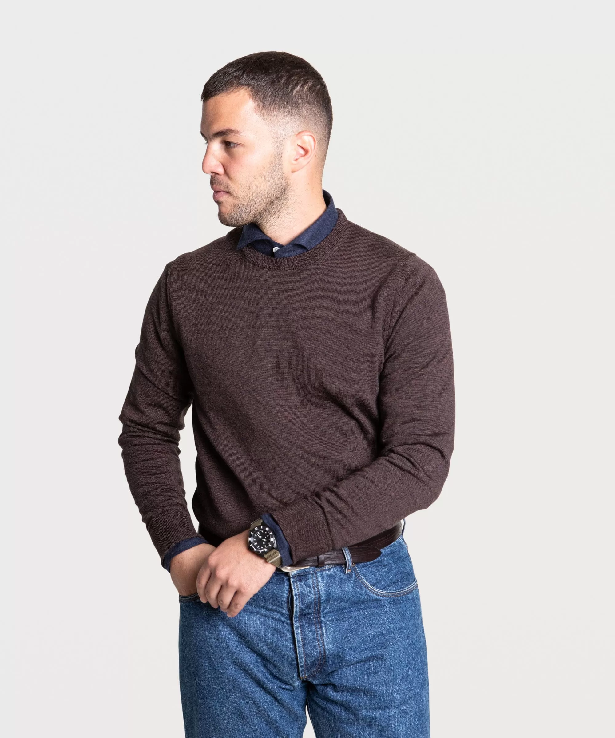 Wool Roundneck Sweater