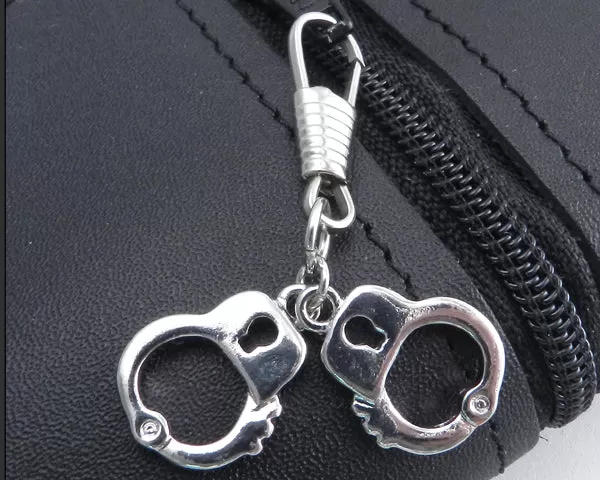 Zipper Pull with Mini Cuffs pendant